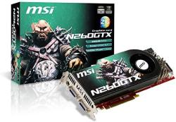 MSI N260GTX-T2D896-OCV4 Geforce GTX 260 896MB 448-BIT DDR3 PCI Express 2.0 X16 Hdcp Ready Sli Supported Video Card - Retail