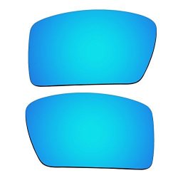 Replacement Polarized Lenses For Oakley Eyepatch 2 Sunglasses Ice Blue Mirror