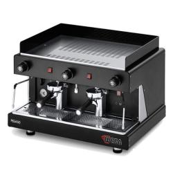 Pegaso Commercial Espresso Machine - 2 Group Epu Semi-automatic Black