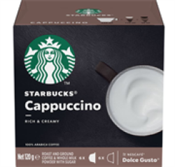 Nescafe Dolce Gusto Starbucks Cappuccino 12 Capsules Retail Box No Warranty product Overview Inspired By The Starbucks Cappuccino You Love - Balanced Indulgent And Deliciously