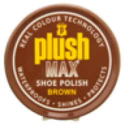 Plush Max Brown Shoe Polish 100ML
