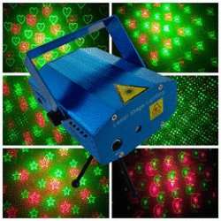 Laser Stage Lighting - Holographic Laser Star Projector