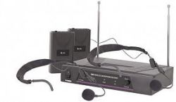 Qtx Vn2 Dual Neckband Microphone Vhf Wireless System