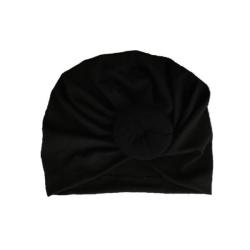 4AKID Baby Turban Hat - Black