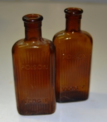 1950's Glass Amber Bottle Price Per Bottle