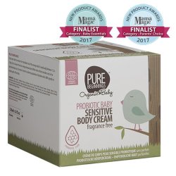Pure Beginnings 250ml Probiotic Baby Sensitive Body Cream Fragrance Free