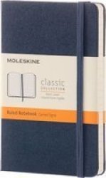 Moleskine Sapphire Blue Large Ruled Notebook Hard Paperback
