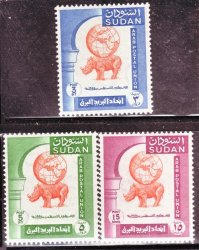 Sudan 1958 Arab Postal Congress - Khartoum Complete Unmounted Mint Set Sg 146-8