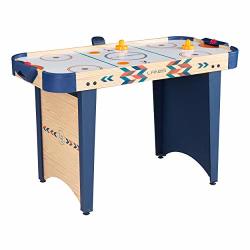 Air Lanos Hockey Table For Kids And Adults 4 Foot Hockey Game Table With Electronic Scoreboard Powerful Blower 2 Pushers And