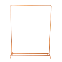 Copper Free Standing Clothing & Shoe Rail