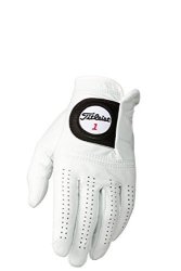 Titleist Players Mens Cadet Lh Pearl White Large Worn On Left Hand