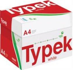 Typek A4 Paper 80GRAMS 5X Reams Per Box - 2500 Sheets White Retail Box No Warranty Product Overview White Is A Multi-purpose Office Paper Engineered