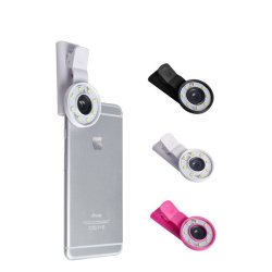 Selfie Fill Light Portable Round Ring Spotlight Clip Phone Flash LED Night Flashlight For Smartphon