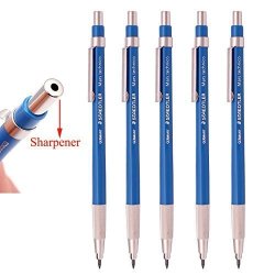 Staedtler Mars Technico 780C Mechanical Lead Holder Clutch Pencil For Draft Drawing Art Sketching Sharpener Pack Of 5