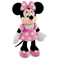 Authentic Disney Minnie Mouse Plush - Pink - Medium - 19"