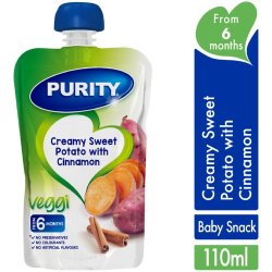 Purity Fruit Puree Creamy Sweet Potato With Cinnamon 110ML