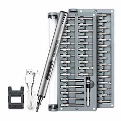 Precision Cordless Electric Screwdriver Set Powered Screwdriver With 55 Screwdriver Bits Repair Camera Computer Telephone Jewelry And Other Electronic Equipment