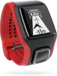 TomTom Multi-Sport Cardio Fitness Watch with Cadence Speed Sensors & Altimeter in Red & Black