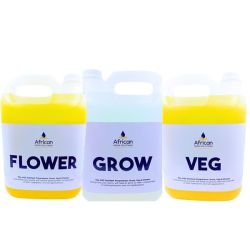 African Grow Solutions Hydroponic 3-PART Nutrient Set