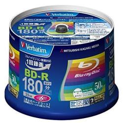 Verbatim 50 Blu-ray 25 Gb Bd-r Single Layer 6x Speed Original Spindle Printable Blueray