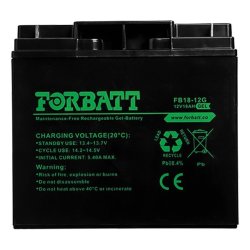 Forbatt 12V 18AH Gel Battery