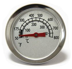 Hongso 2.125 Inch TG800 Heat Indicator Grill Thermometer Replacement For Char-broil Grills And Bbq Smokers