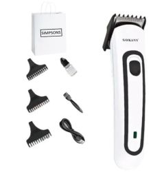 Sokany - Automatic Grinding Professional Hair Clipper Set & Simpsons Bag