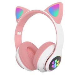 New Edtion Cat Ear Headphones Wireless Gaming Headsets Via Bluetooth