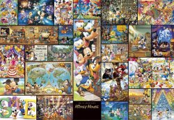 Tenyo Collection Art Mickey Mouse Gyutto Size Series Jigsaw Puzzle 2000 Piece