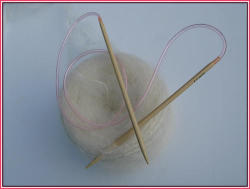 Bamboo Circular Knitting Pin - 80cm - No 2.5mm
