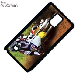 Motorcycle Motocross Dirt Bike Samsung Note 4 Plastic Cell Phone Case Cover Great Gift Idea
