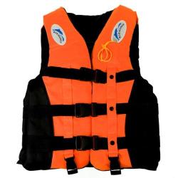 Drifting Swimming Fishing Life Jackets With Whistle For Childrensize:s Orange