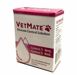 Vetmate Glucose Control Solutions For Use With Vetmate Dogs & Cats Blood Glucose Monitor