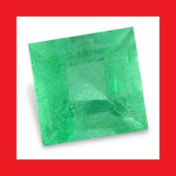 Emerald - Nice Green Square Facet - 0.110cts