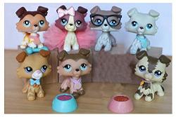 LPS Collie 893 67 363 58 Raise paw LPS Dog Puppy Figure with lps Accessories Lot 