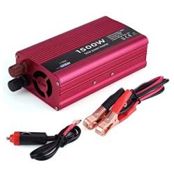 Car Power Inverter 1500W Dc 12V To Ac 110V Car Power Inverter Converter USB Charger Adapter