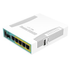 Hex Poe 5 Port Gigabit 1SFP Poe Out Desktop Router RB960PGS