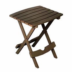 Galapagoz Folding Plastic Outdoor Camp Side Table Foldable Portable Patio Pool Fishing Camping Sunglasses Beach Us Stock Earth Brown