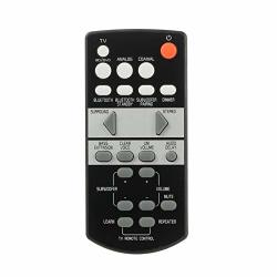 Remote Control Fit For Yamaha YAS-103 YAS-105 YAS-106 YAS-107 ATS-1070 YAS-203 YAS-207 ATS-1030 ZV28960 ZV289600 FSR78 Ats 1060 Remote Black Home Theater Speaker Replacement