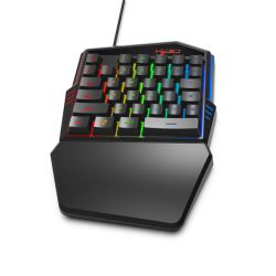 V100-2 One Handed Gaming Keyboard - Black