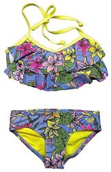 Roxy Girls' 2-PIECE Swim Set 14 Hot Tropics