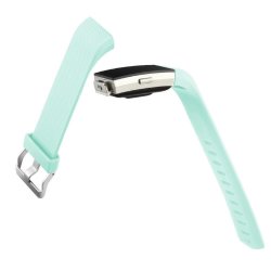 Fitbit Charge 2 Silicon Band - Adjustable Replacement Strap - Teal Large