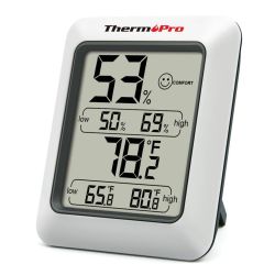 Digital Indoor Hygrometer - Temperature & Humidity Monitor