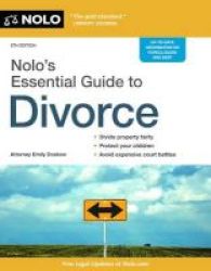 Nolo& 39 S Essential Guide To Divorce Paperback 6th