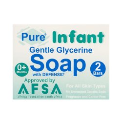 Pure Infant Gentle Glycerine Soap Twin Pack 2 X 100G