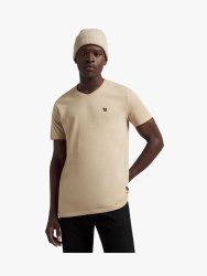 Men&apos S Branded Slim Fit V-neck Basick Stone T-Shirt