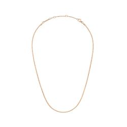 Elan Flat Chain Necklace Rose Gold - Long