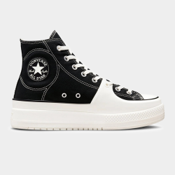 Converse Men's Construct Hi Black off-white Sneaker