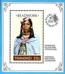 Transkei - 1987 Philatelic Foundation Ms Beadwork Mnh Sacc 206a
