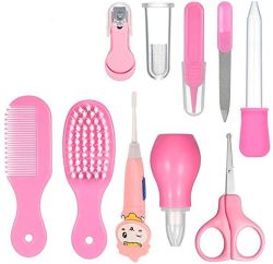 10 Pcs Baby Grooming Kit Ear Pick With Light Comb